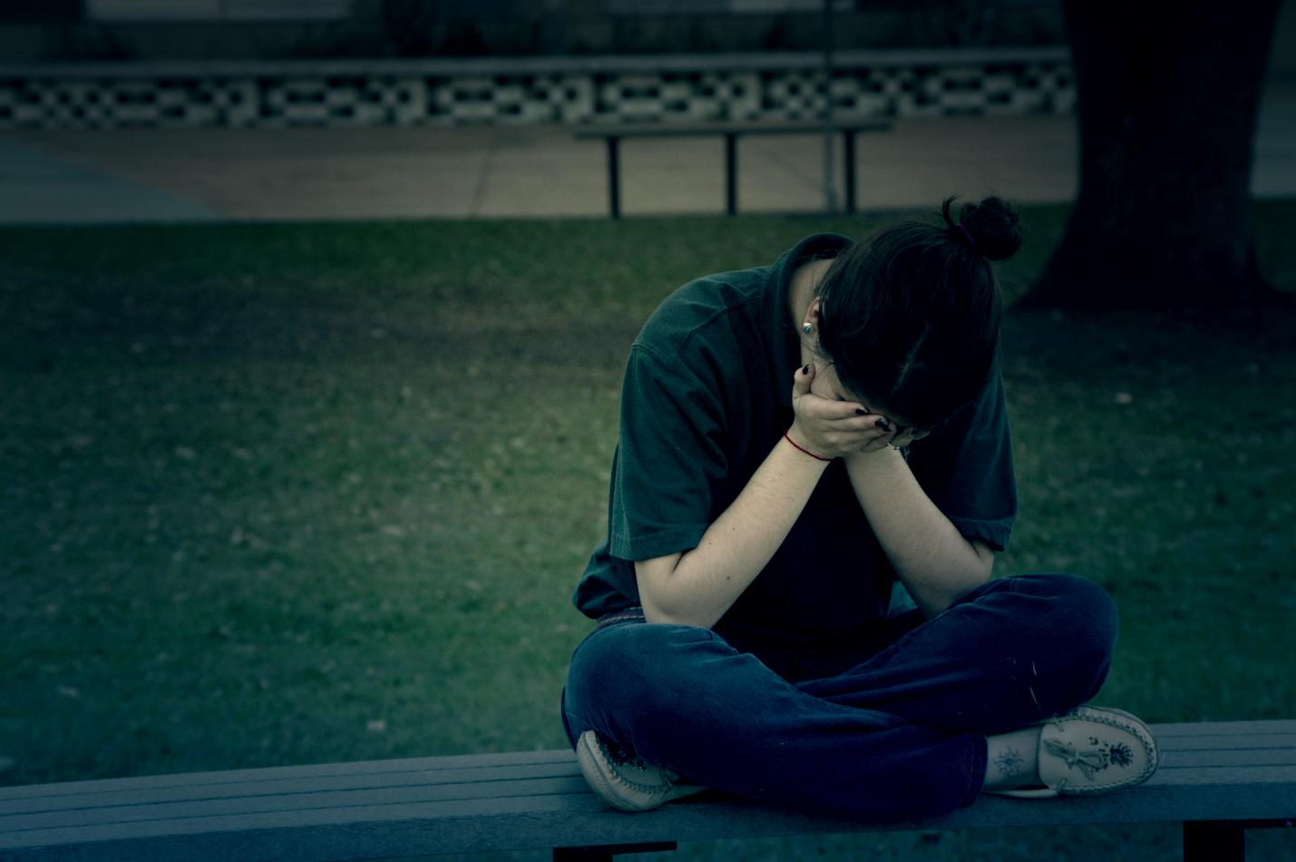 depressed girl